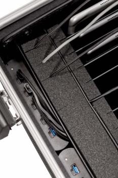 Preview: Parat-Tabletkoffer MicroCase TC15Plus bis 15 Geräte (11) , Schwarz"