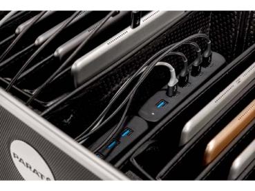 Preview: Parat-Tabletkoffer Case TC20 bis 20 Geräte (12,9) , Schwarz, charge only"