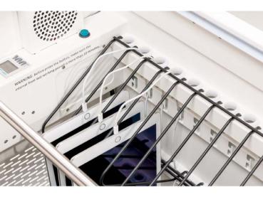 Parat-Trolley U40/U20 WOL 20/40 Geräte (14/15,6) , weiß/schwarz"