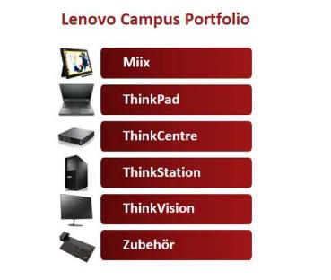 Lenovo Campus Preisliste