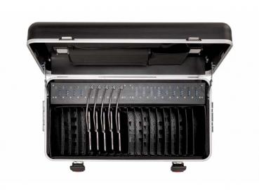 Parat-Tabletkoffer Case UC20 bis 20 Geräte (12/13,3) , Schwarz, LED, ultracharge USB-C