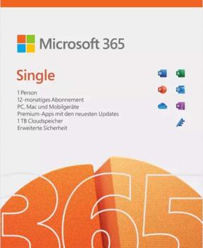 MS Microsoft 365 Single 12M Abo-Lizenz MAC/WIN ESD