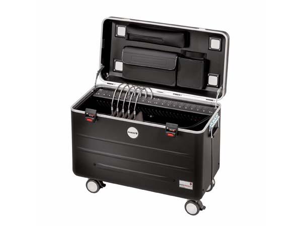 Parat-Tabletkoffer Case UC20 bis 20 Geräte (12/13,3) , Schwarz, LED, ultracharge USB-C"