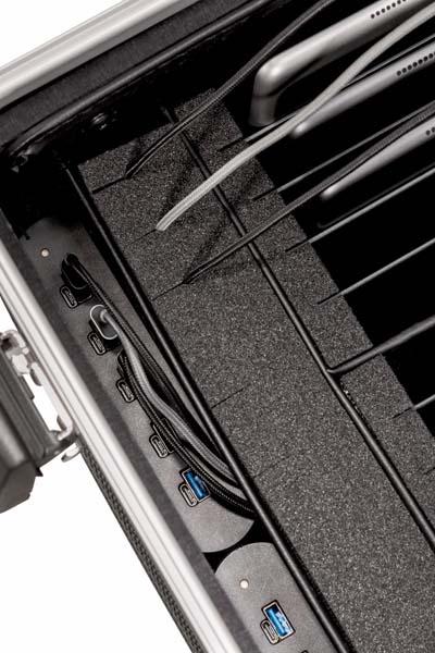 Parat-Tabletkoffer MicroCase TC15Plus bis 15 Geräte (11) , Schwarz"