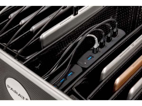 Parat-Tabletkoffer Case TC20 bis 20 Geräte (12,9) , Schwarz, charge only"