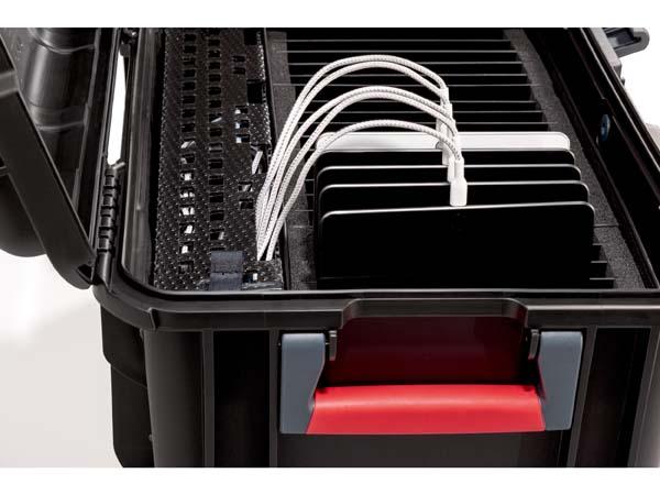 Parat-Tabletkoffer Cargo Case CC20 bis 20 Geräte (11,5) , Schwarz, charge only"