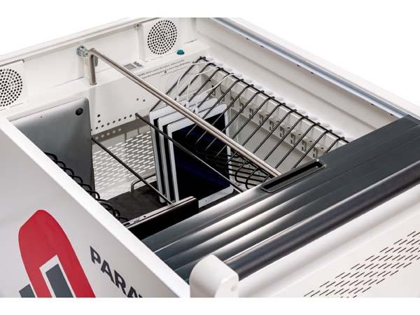 Parat-Trolley U40/U20 WOL 20/40 Geräte (14/15,6) , weiß/schwarz"