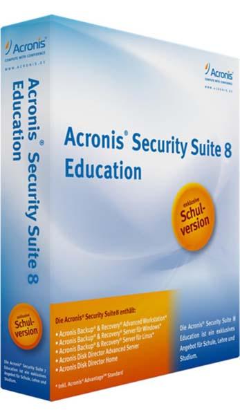 Acronis SecuritySuite 8.0 SV KL6 Klassenraumlizenz ESD